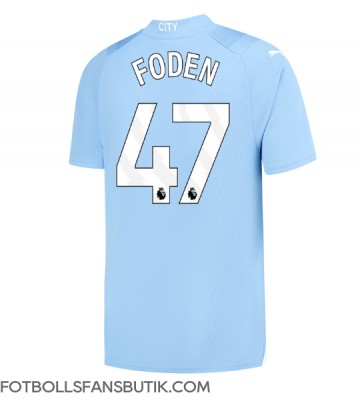 Manchester City Phil Foden #47 Replika Hemmatröja 2023-24 Kortärmad